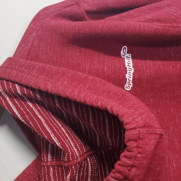 Springhill Outfitters shirt men's size xl (guessing) red hoodie rubberized Decor - Picture 8 of 10